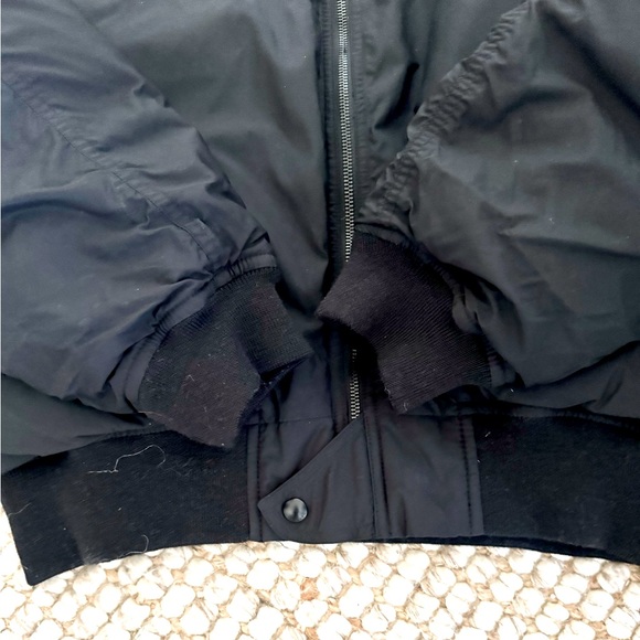 Polo Ralph Lauren Shearling Collar/Down Bomber Jacket Size M - Picture 7 of 15